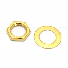 EP-0654-002 Gold Nut & Dress Washer for Switchcraft  Jacks