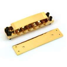 GB-0515-002 Ric Style Gold Tunematic Guitar Bridge