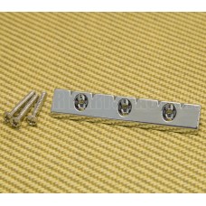 GB-LAP-C Chrome Lap Steel Style Universal Flat Mount Guitar Bridge