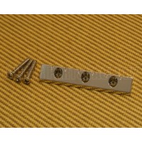 GB-LAP-N Gretsch Nickel Lap Steel Universal Low Profile Flat Mount Guitar Bridge