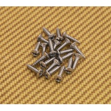 GS-0001-010 20 Chrome Pickguard Screws for Fender Guitar