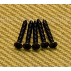 GS-3363-003 (5) Long Black Bridge Mounting Screws Guitar/Bass