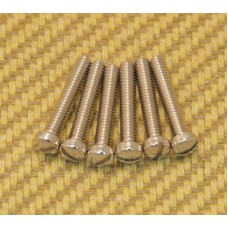 GS-5453-001 Set of 6 Nickel USA Humbucker Guitar Pickup Pole Piece Screws