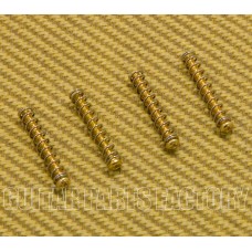 GS-USA-002 Gold Imperial/USA Thread Guitar Humbucker Pickup Springs & Screws Kit (4)