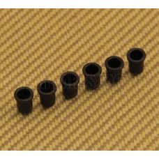 HS015-B (6) Black Body String Ferrules for Guitar