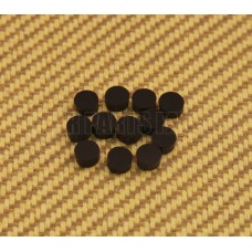 LT-0474-023 (12) Black Metric 6mm Fingerboard Inlay Dot Fret Marker Non-US Made Guitar