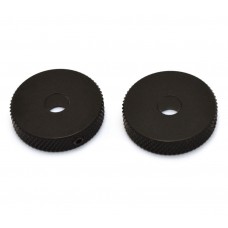 MK-3155-003 Black Roller Knobs for Fender Jazzmaster & Jaguar Import Set of 2