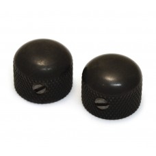 MK-3315-003 (2) Black Mini Dome Knobs for Split Shaft