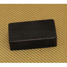 MPCB Black Brass Humbucker Pickup Cover No Pole Piece Holes 