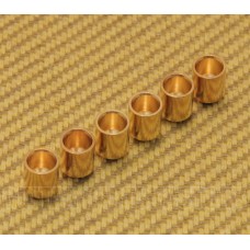 MSSF-G (6) Gold Flush Mount 5/16 Body String Ferrules