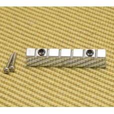 NUT-N-2C Chrome 6-string Lap Steel Raised Nut 