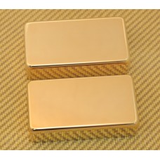 PC-0307-002 Gold No Holes Humbucker Pickup Covers PAF Style