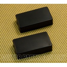 PC-0307-B Black No Holes Humbucker Pickup Covers PAF Style