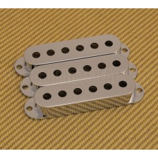 PC-0406-010 (3) Chrome Plastic Pickup Covers for Strat 52mm