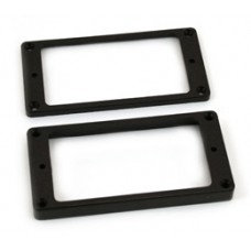 PC-0745-023 Flat Bottom Black Humbucker Pickup Rings