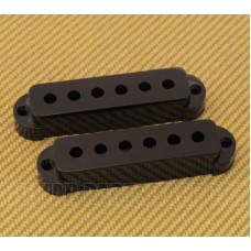 PC-6405-023 2 Black Pickup Covers for Vintage/USA Fender Jaguar Guitar