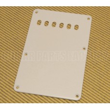 PG-0576-E25 1-ply Off-White Back Plate with 6 String Holes for Strat