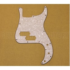 PG-0750-055 White Pearloid Pickguard for P Bass