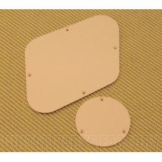 PG-0814-028 Cream Back Switch Plate Backplate Set fits USA Gibson Les Paul