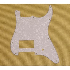 PG-0993-055 3-Ply White Pearl Single Humbucker Pickguard for Strat