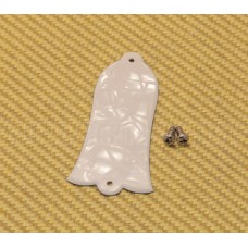 PG-9485-055 White Pearloid Bell Shaped Truss Rod Cover for Gibson