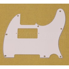 PG-9562-035 White 3-ply Humbucker Pickguard for Fender Telecaster/Tele