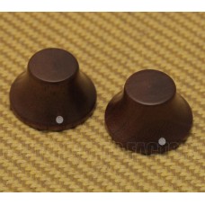 PK-3197-0W0 (2) Walnut  Wood Bell Knobs