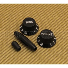 PK-FJ-B Fender Jazzmaster Black Knob Kit