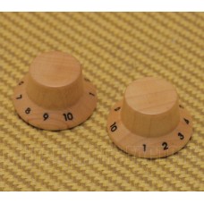 PK-KM102N (2) Maple Wood 1-10 Bell Knobs