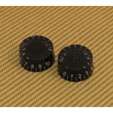 PK-MSI-B (2) Black Metric Speed Knobs for Import Guitars