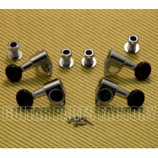 PS02-C Ukulele 2+2 Black Button Chrome Machine Heads