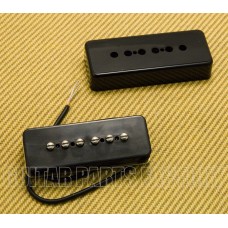 PU-P9S-N Black Soapbar P90 Alnico 5 Neck Guitar Pickup for Gibson/Epiphone 48mm