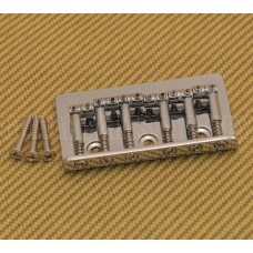 SB-0190-010 Chrome Universal Top Load Hardtail Guitar Bridge