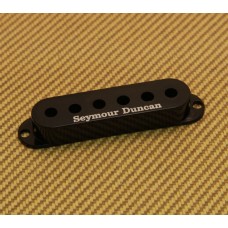 SD-01-B (1) Seymour Duncan Black Logo Single Coil Strat Style Pickup Cover