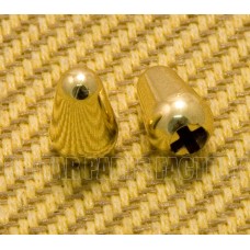 SK-0710-002 (2) Gold Plastic Switch Tips for Strat Guitar