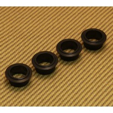 TK-0799-003 (4) Black Vintage Style 11/16 Bass Headstock Tuner Bushings