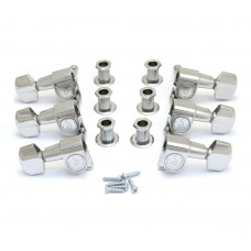 TK-7973-010 Schaller Mini M6 Chrome 3x3 Guitar Tuners