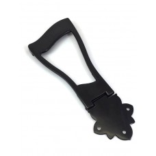 TP-HRP-B Black Harp Style Tailpiece for Thick Hollowbody/Archtop/Jazz Guitar 