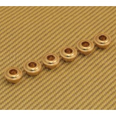 W-TAB-G (6) Gold Guitar Metric Press-In Tuner Adapter Bushings 10mm Peghead