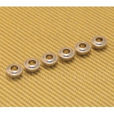 W-TAB-N 6 Nickel Finish Guitar Tuner Adapter Bushings 10mm Peghead to 6mm Post