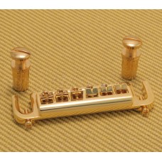 WBT-AS-G Economy Gold Adjustable Wrap Bridge and Tailpiece