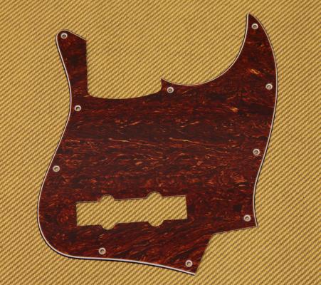 006-9953-000 Squier 3-ply Tortoise Jazz Bass Pickguard 0069953000