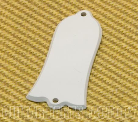 PG-9485-W 1-Ply White Bell Truss Rod Cover fit Gibson Guitar Vintage Shape