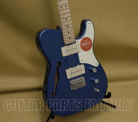 037-7020-502 Squier Paranormal Cabronita Telecaster Thinline Lake Placid Blue 0377020502