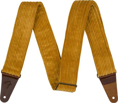 099-0639-029 Genuine Fender Corduroy Strap Blaze Gold 0990639029