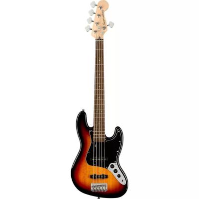 037-8651-500 Squier Affinity Series® Jazz Bass® V Laurel Fingerboard Black Pickguard 3-Color Sunburst 0378651500