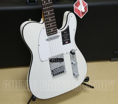 011-8030-781 Fender American Ultra Telecaster® Guitar, Rosewood Fingerboard, Arctic Pearl 0118030781